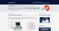 Desktop Screenshot of hemophotonics.com